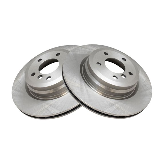 Toodiver Left Driver & Right Passenger Side Rear Brake Rotor Pair 2 Piece 5 Lug-Wheel Lug Count for BMW for X1 for 330i for 330xi for 335d for 335i for 335i xDrive for 335is for 335xi