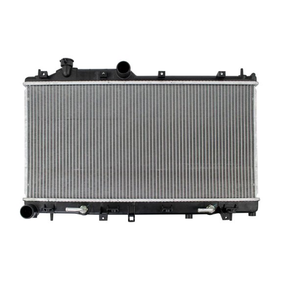 Toodiver Radiators Assembly Aluminum Core Plastic Direct- Without Rad Cap 1pc Top Center-Inlet Location Upper&Lower-Mounting Type Male-Transmission Oil Cooler Fitting Gender for Subaru