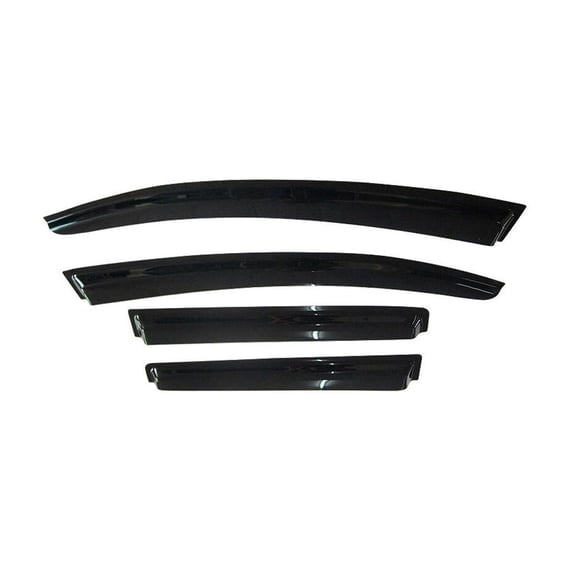 Toodiver Window Visors Rain Sun Guard Vent 4pc Set Acrylic Front Rear Left Right for Chevy for Spark 2013-2015 Smoke/Tinted Slim Style CSPARK13 4CAR-WD