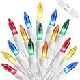 Toodour 100ct Christmas Lights 33ft Multicolor, Connectable for