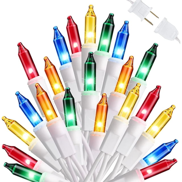 Toodour Multicolor Christmas Lights, 74.75ft 300 Count Incandescent