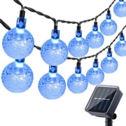Toodour Solar Outdoor String Lights, 35.6ft 60 LED Globe String Lights, Waterproof 8 Modes Solar Powered Patio Lights for Garden, Home, Fence, Yard Decorations 