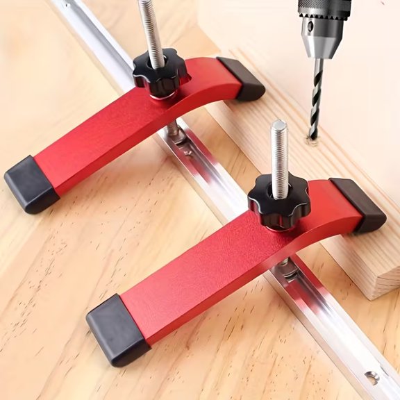 Toohr Quick Pressure Clamp - Adjustable T Track Slider Clamp for Efficient Woodworking Projects
