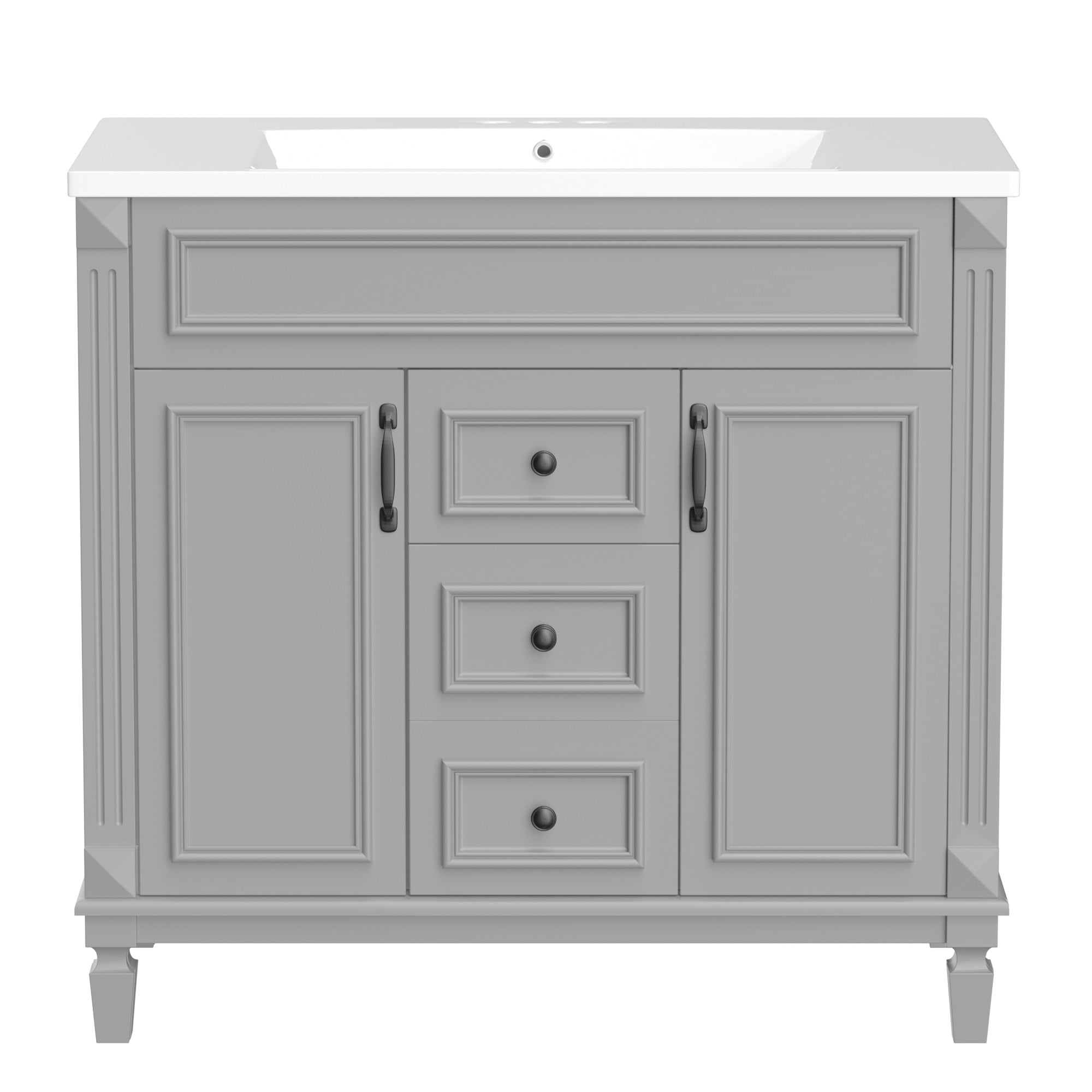 Tookss 36'' Modern Bathroom Vanity Without Top Sink Combo Set ...