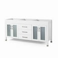 thumbnail image 1 of Tookss 72 Inch Bathroom Vanity Base, Pedestal Sink Storage Cabinet, With 4 Doors & 3 Drawers Large Capacity For Laundry Room, Kitchen, Shower Room, Utility Room, 1 of 9