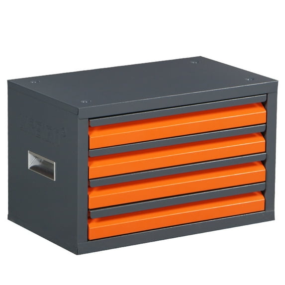 Tookss Drill Bit Organizer Case, Drill Bit Dispenser Cabinet With Labels, Widened Handles, 4 Drawers, Rust-proof Stackable 4-Drawer Drill Bit Dispenser For Alloy Steel Wood