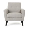 thumbnail image 1 of Tookss Modern Accent Chair, Upholstered Chair With Cushion, Rolled Armrest & Nailhead Trim, Comfy Single Sofa Chair For Living Room, Bedroom, Office, 1 of 9