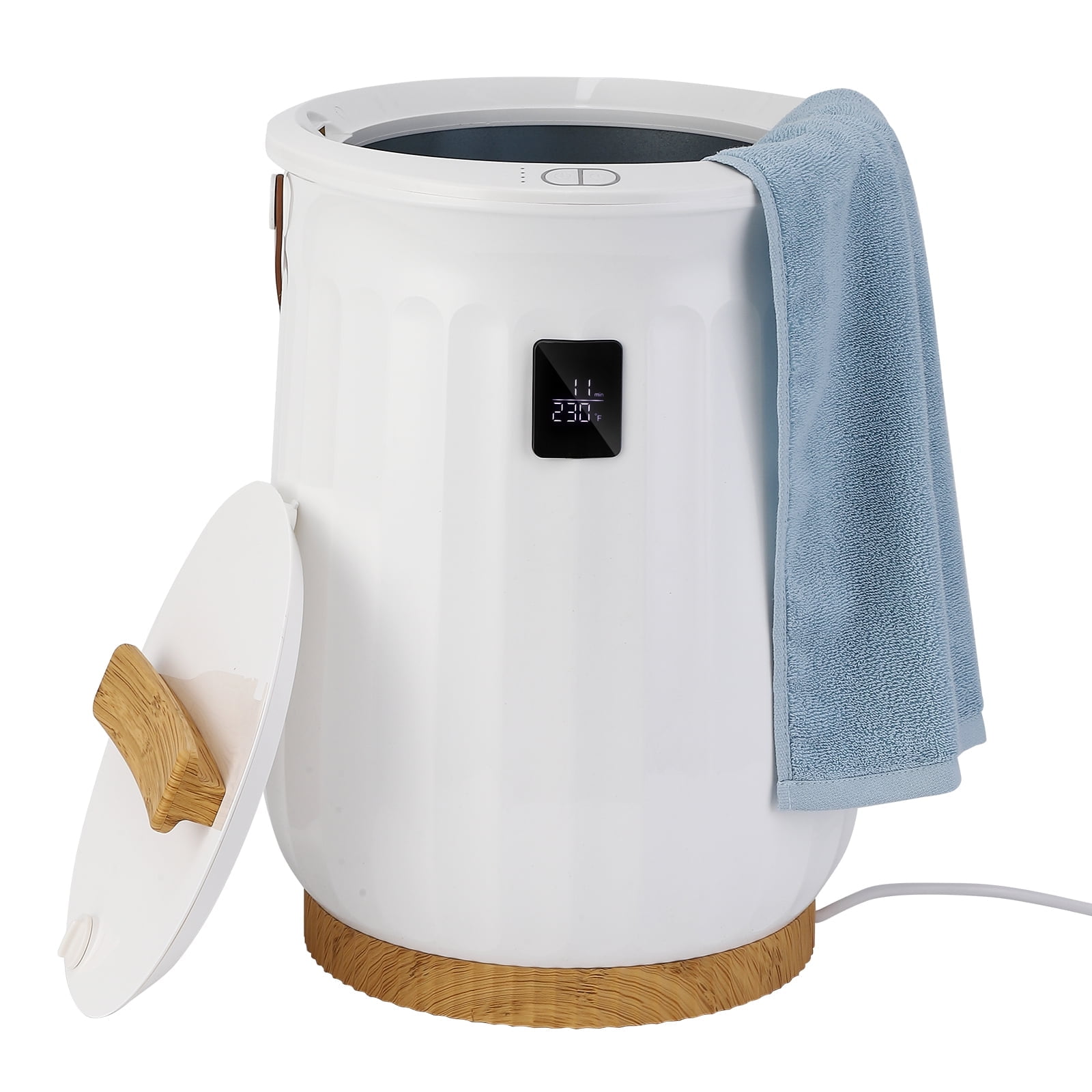 Tookss Electric Heated Towel Warmer Bucket, Large with LED Display ...