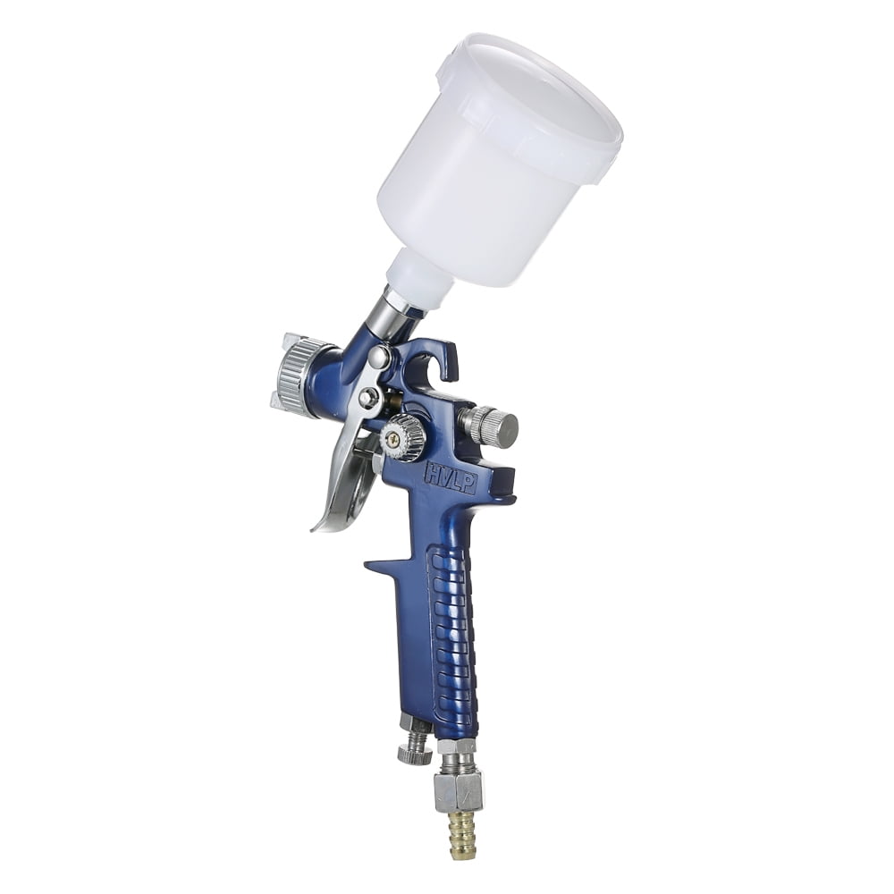 Tool Air 1.0mm Mini HVLP Air Sprayer Airbrush Kit Paint Spraying Tool Gravity-Feed Air Brush Set Auto Car Painting for Spot Repairing