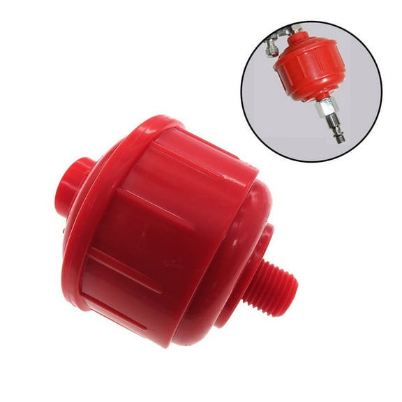 Tool Airline Filter Clean 58*68Mm 70Psi Air Tools Disposable Plastic Red Air Filter Oil And Water Trap 2022 New