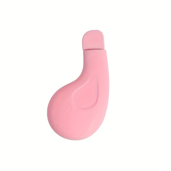 Tool - Available in 4 Colors, Gentle Facial Pore Cleanser, Suitable for Blackheads, Manual Skincare Brush with Textured Surface, Light Green Handle-pink color
