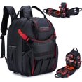 thumbnail image 1 of Tool Backpack Heavy Duty for Men, 45-Pockets Organizer Bags with Laptop Compartment,Durable Tool Carrier with Charging Port for Eelectrician Construction Mechanic Work,, 1 of 8