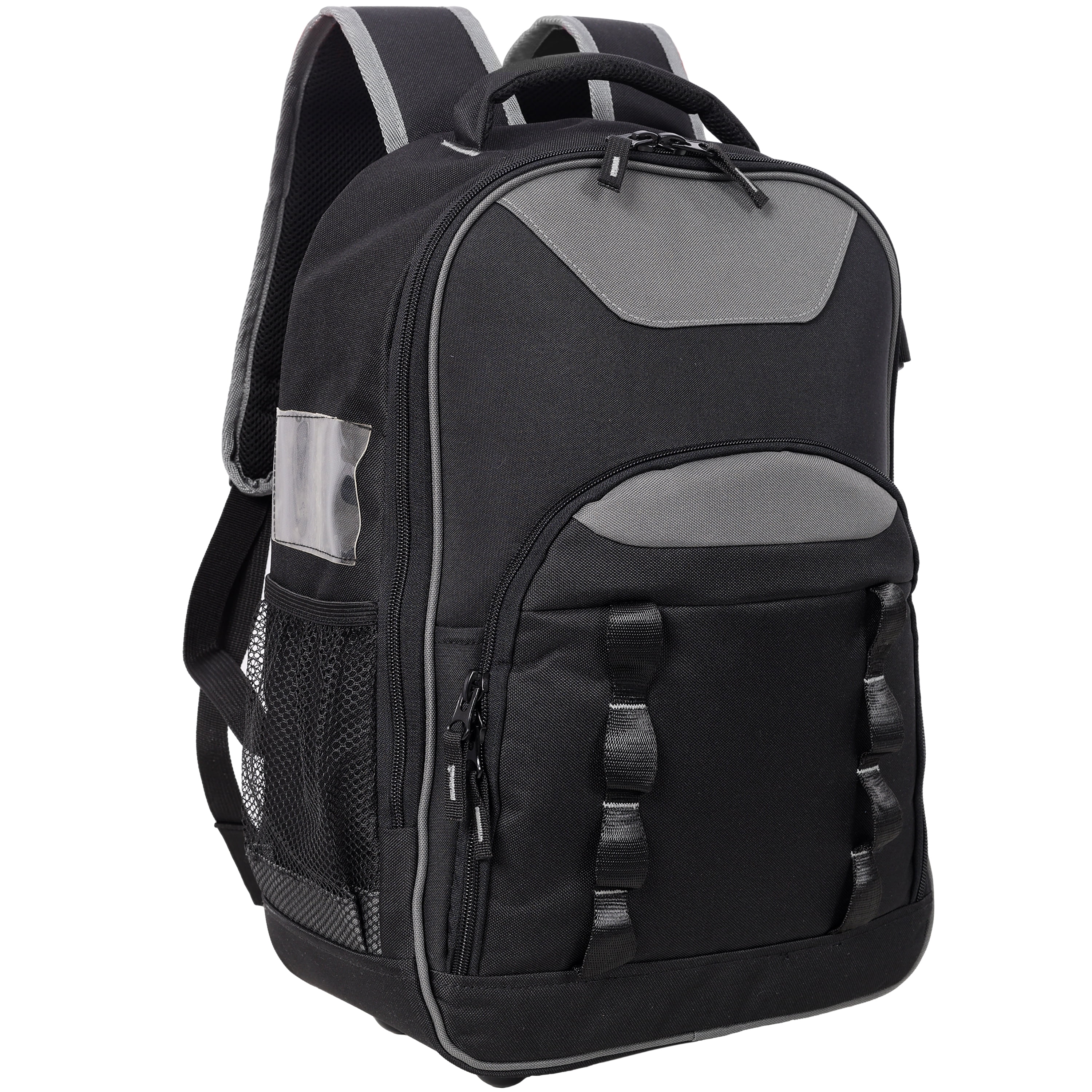 Tool Backpack, Heavy-Duty Tool Bag with Multiple Pockets for Electricians & Technicians