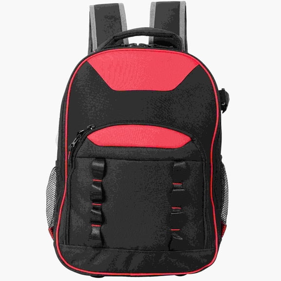 Tool Backpack for Electricians, OxCloth Multifunctional Bag with Multiple Pockets, 14.5x7x18.8 Inch