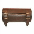 thumbnail image 1 of Tool Bag Roll Pure Brown Leather Retro Big Paisley Design Motorbike, 1 of 3