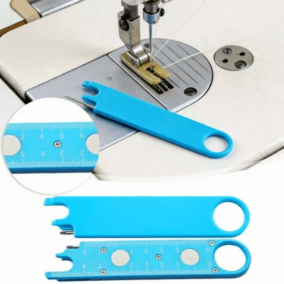 Tool Bag Series 2026 Quick Threading Device for Sewing Machine Needle Threading and Sleeve Storage, 1 PCS, Sky Blue