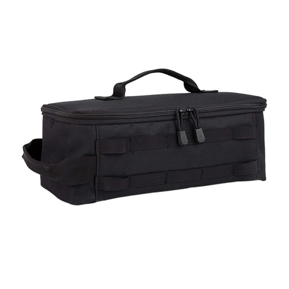 Tool Bag Tool Tote Bag 34cmx14cmx14cm Garage Cooking Utensils Organizer Multipurpose Accessories Heavy Duty Instrument Pouch Black