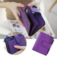 thumbnail image 1 of Tool Bag Women's Buckle Zipper Short Frosted Card Zipper Clip Purse Wallet for Bank Cards and Everyday, 1 of 5