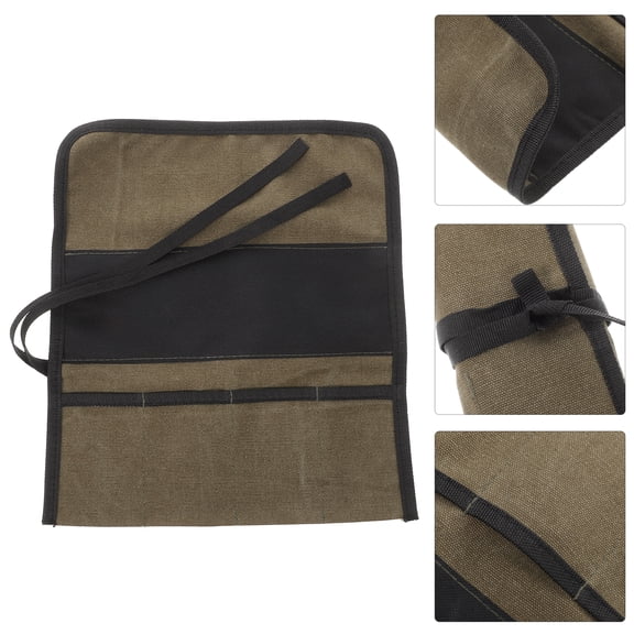 POPETPOP Multi-Purpose Storage Bag 3Pcs - Tool Roll Organizer for Wrenches and Screwdrivers