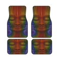 thumbnail image 1 of Tool Band 10000 Days Car Floor Mats 4-Piece Full Set Front Rear Auto Foot Mats Carpets Car Foot Pad Interior Accessories Decor, 1 of 6
