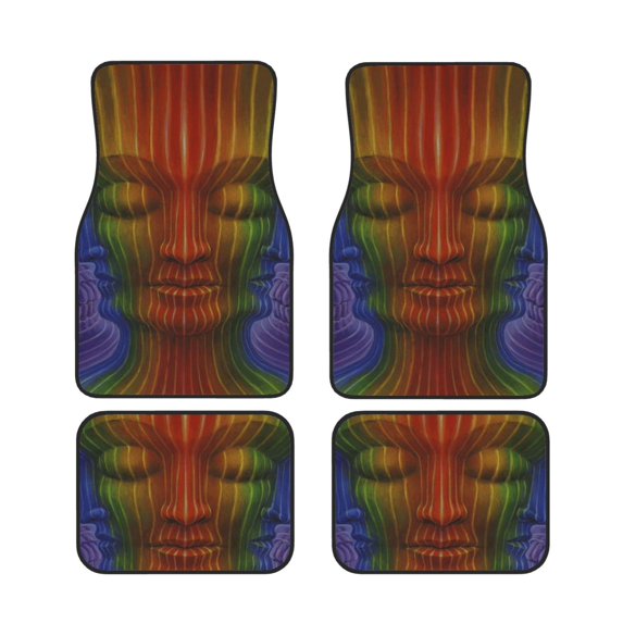 Tool Band 10000 Days Car Floor Mats 4-Piece Full Set Front Rear Auto Foot Mats Carpets Car Foot Pad Interior Accessories Decor