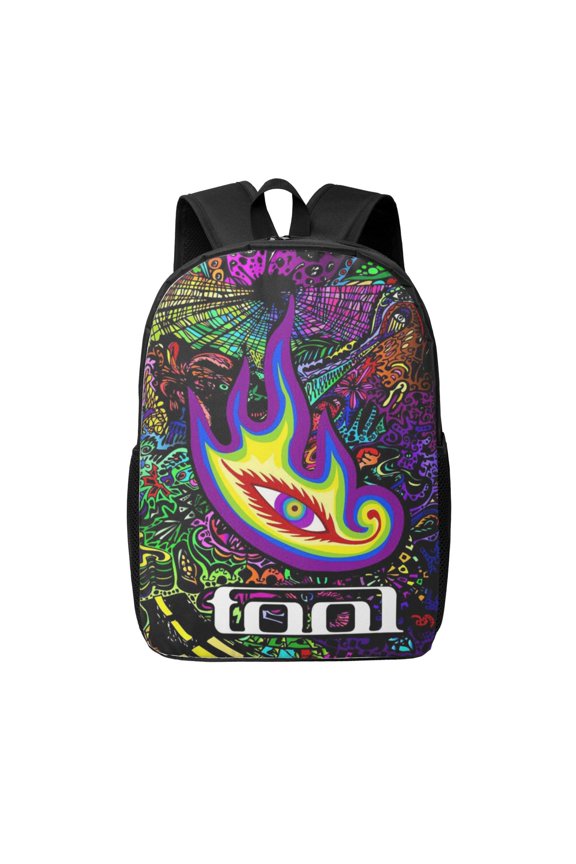 Tool Band Backpack Book Bags Casual Daypack For Travel Work Office