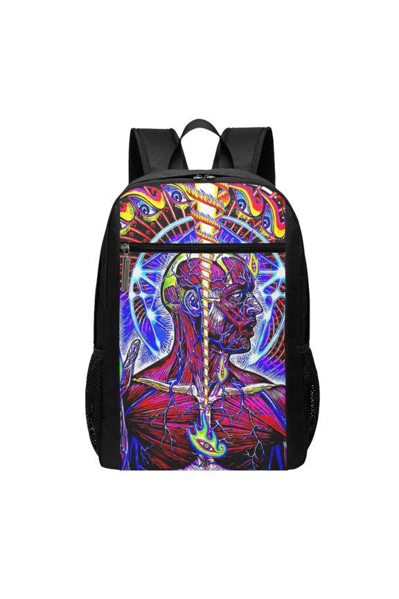 Tool Band Backpack Book Bags Casual Daypack For Travel Work Office