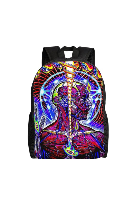 Tool Band Backpack Book Bags Casual Daypack For Travel Work Office