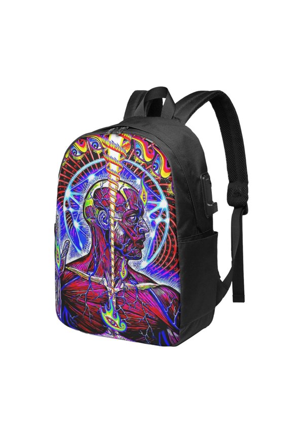 Tool Band Backpack Book Bags Casual Daypack For Travel Work Office