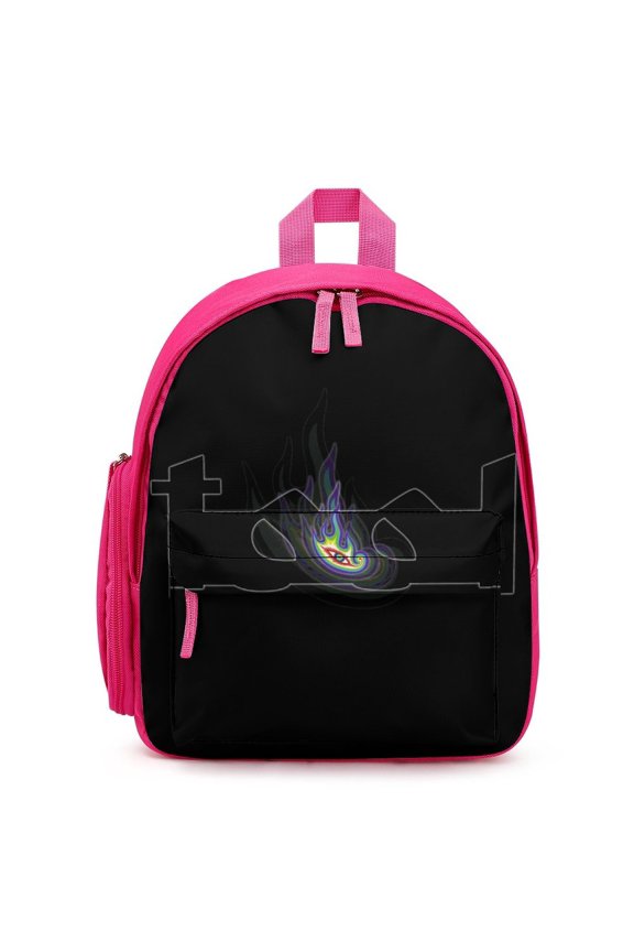 Tool Band Backpack Large Capacity Shoulder Satchel Simple Printed Knapsack Bookbag