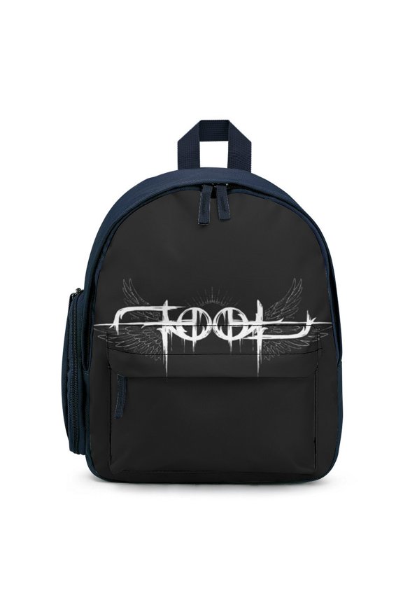 Tool Band Backpack Large Capacity Shoulder Satchel Simple Printed Knapsack Bookbag