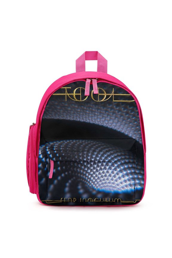 Tool Band Backpack Large Capacity Shoulder Satchel Simple Printed Knapsack Bookbag