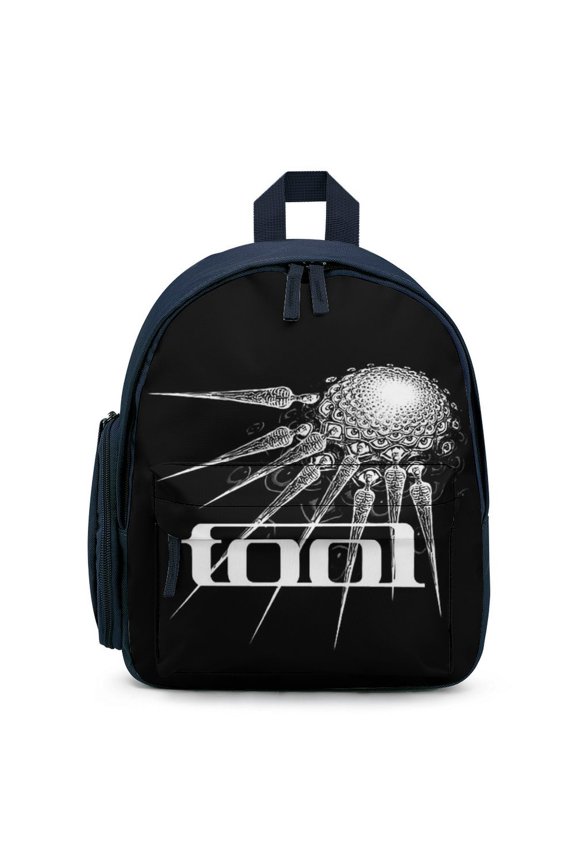 Tool Band Backpack Large Capacity Shoulder Satchel Simple Printed Knapsack Bookbag