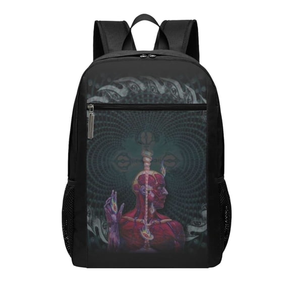 Tool Band Backpack Shoulders Daypack Student School Bag Satchel Bookbag Outdoor Casual Laptop Rucksack Knapsack 17 inch