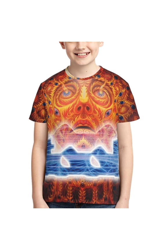Tool Band Boys Girls T-Shirt 3d Print Graphic Short Sleeve Tee Shirt Tops For Kids Teens