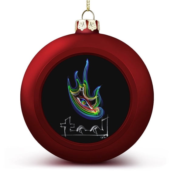 Tool Band Christmas Balls Ornaments Decoration Xmas Tree Hanging Ornament Pendant for Home Indoor Holiday Party Decor 2PCS