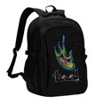 thumbnail image 1 of Tool Band Eye Logo Backpack Schoolbag Large Capacity Daypack Bookbag Satchel Notebook Laptop Backpack Travel Bag USB Rucksack, 1 of 7