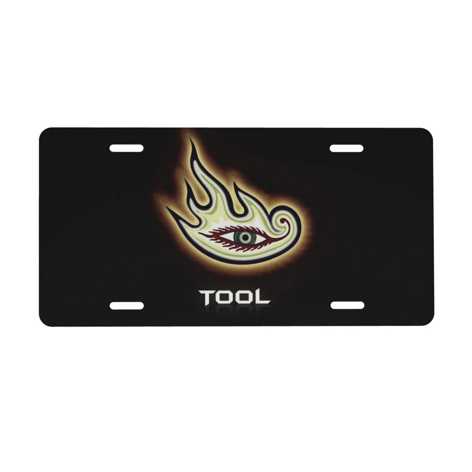Tool Band Eye Logo Rock License Plate Cover Aluminum Novelty Vanity Tag ...
