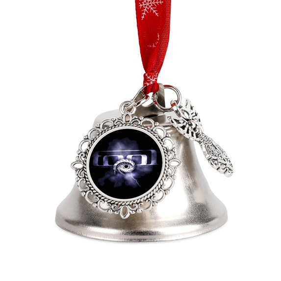 Tool Band Jingling Bell Ornaments Christmas Bell Tree Hanging Ornament Pendant for Christmas Holiday Decoration Wing Bell