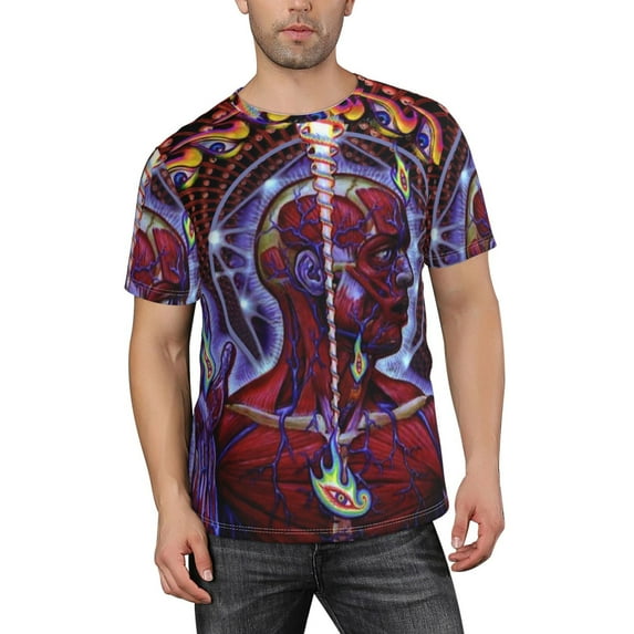 Tool Band Lateralus T-Shirt for Men Novelty 3D Pritneted Casual Short Sleeve Tees Shirt Summer Street T Shirt Top