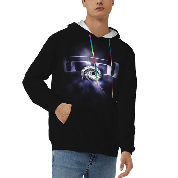 Tool Band Men's Hoodie With Color Drawstrings Sweatshirt Hooded Pullover Print Winter Coat Jacket Large