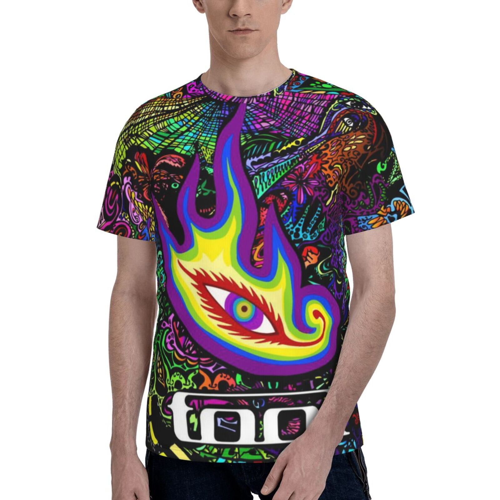 Tool Band Men's Short-Sleeve T-Shirt Summer Casual Tee Top