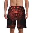 thumbnail image 1 of Tool Band Men's Swim Trunks Quick Dry Beach Board Shorts with Pockets Mesh Lining Bathing Suits, 1 of 7