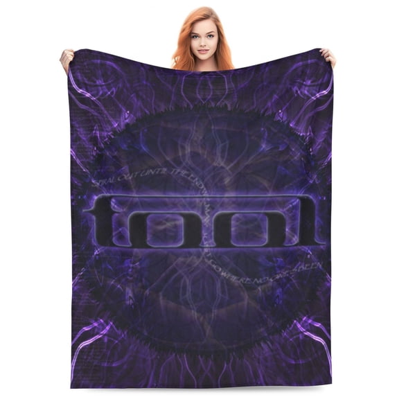 Tool Band Poster Flannel Blanket Ultra-Soft Micro Fleece Throw Blanket For Bed Sofa Couch Car Office Unisex Adult Fuzzy Bed Blanket Cozy Kids Throw Blanket 80"x60"