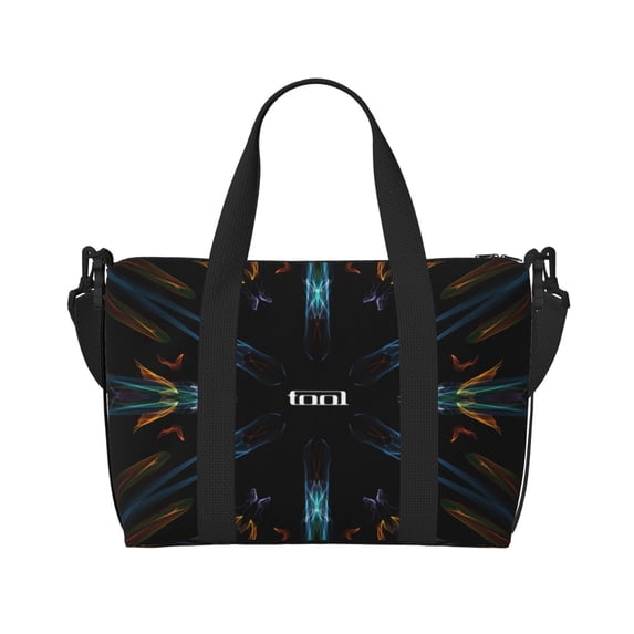 Tool Band Rock Duffle Bag Overnighter Weekender Travel Bag Tote Carry On Bag School Practice Handbag Crossbody Fitness Bag For Women Men Boys Girls