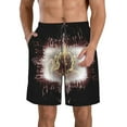 thumbnail image 1 of Tool Band Rock Men's Beach Shorts Swim Trunks Casual Quick Dry Board Shorts Swimwear with Mesh Lined and Pockets, 1 of 8