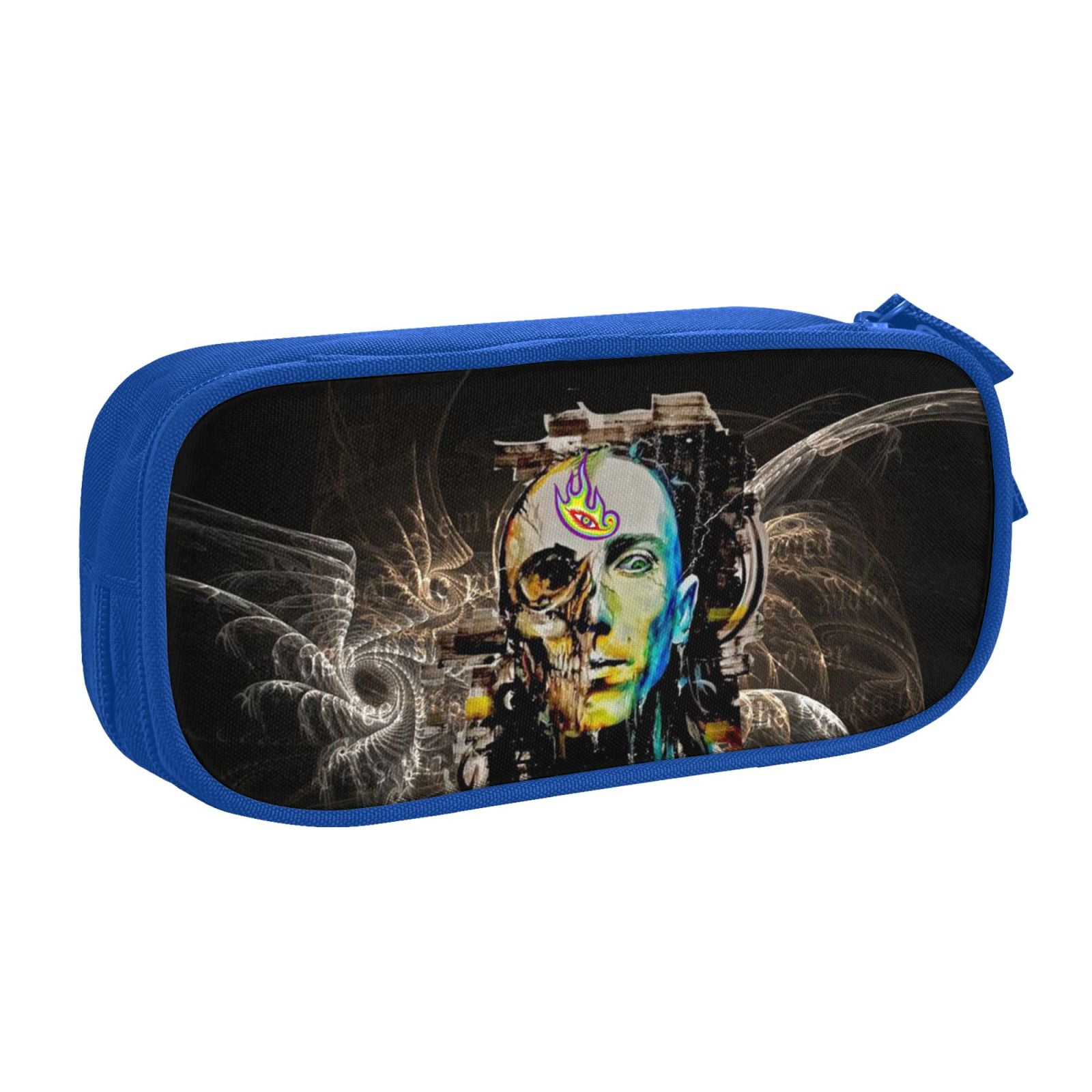 Tool Band Rock Pencil Case Large Capacity Doublelayer Pen Bag School