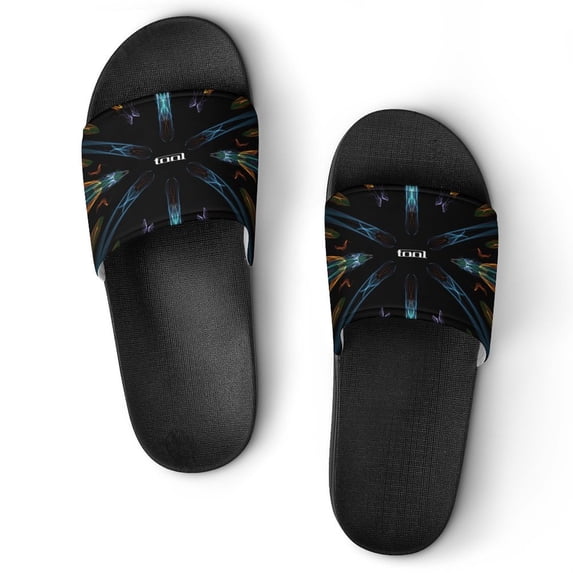 Tool Band Rock Unisex Slippers Summer Beach Slippers Casual Non Slip Comfortable Slide Sandals Home Slippers For Men Women