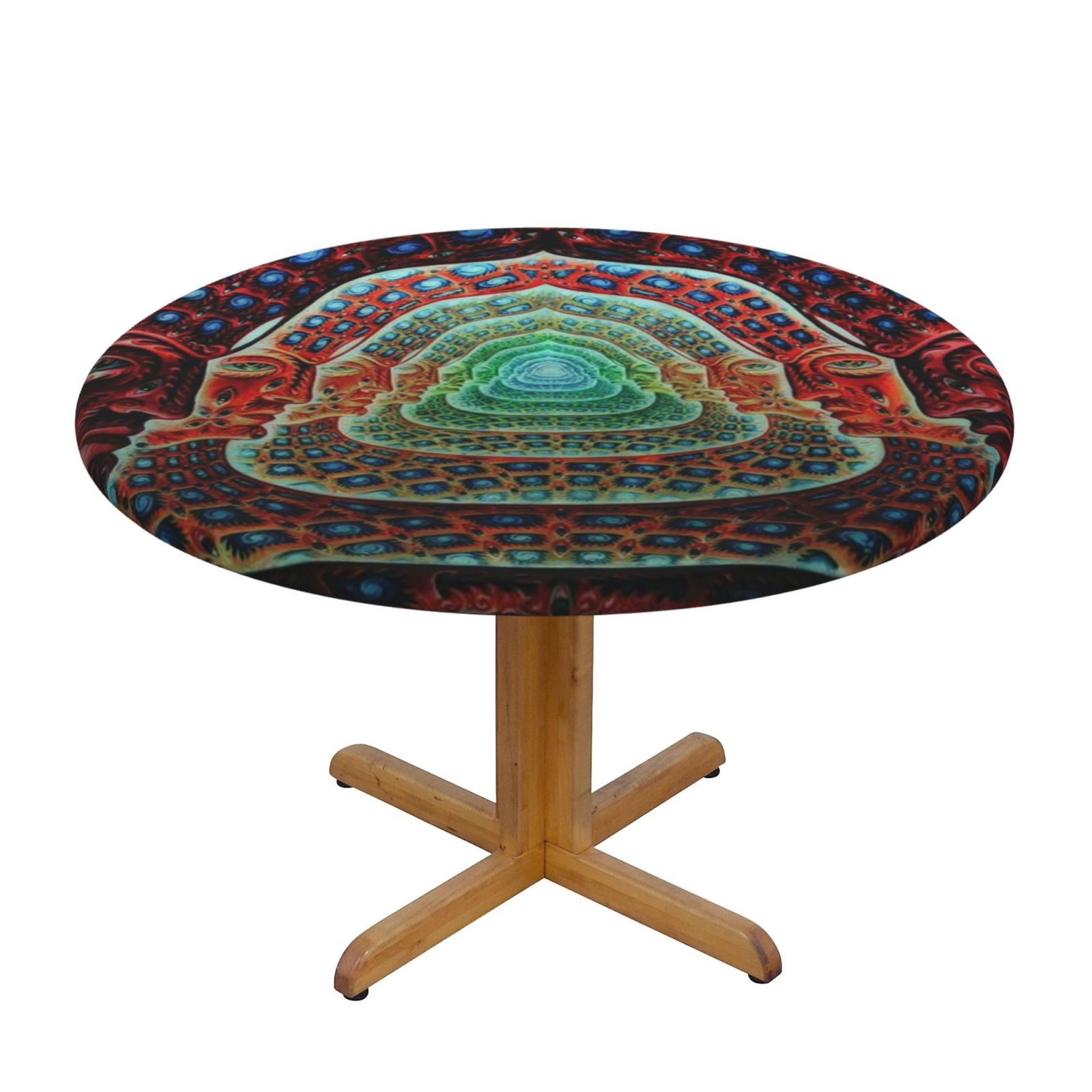 Tool Band Round Tablecloth Fitted Elastic Tablecloths Indoor Outdoor