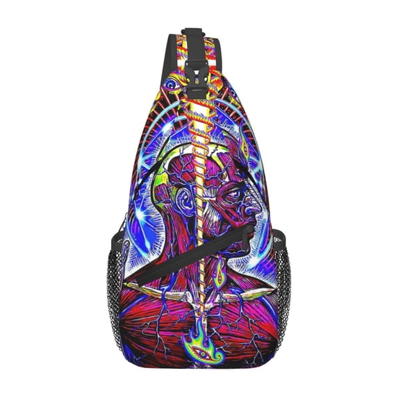 Tool Band Sling Backpack Travel Hiking Chest Bag Daypack Multipurpose Crossbody Shoulder Bag